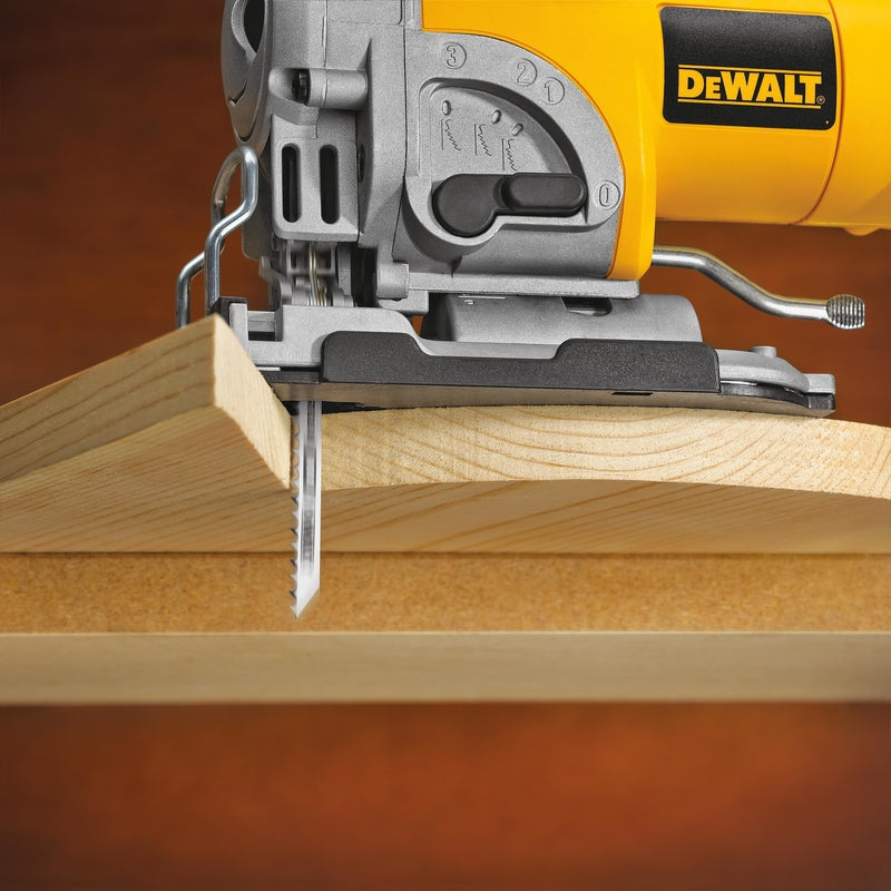 DEWALT 4 in. Cobalt Steel T-Shank Jig Saw Blade 6 TPI 5 pk