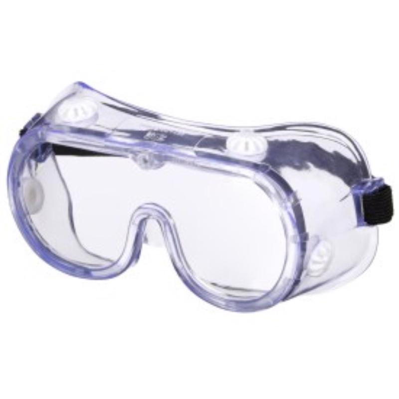 3M Chemical Splash Goggles Clear Lens Clear Frame