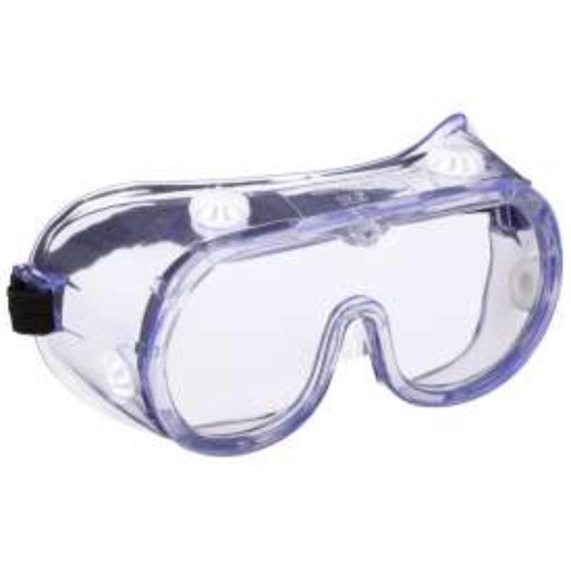 3M Chemical Splash Goggles Clear Lens Clear Frame