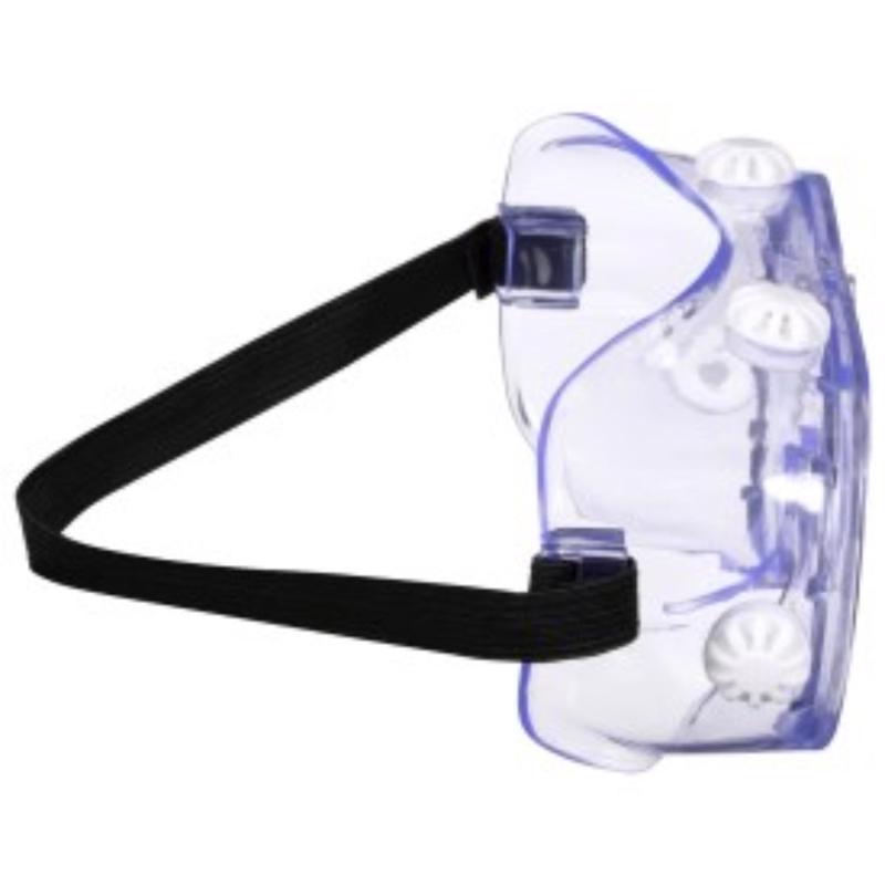3M Chemical Splash Goggles Clear Lens Clear Frame