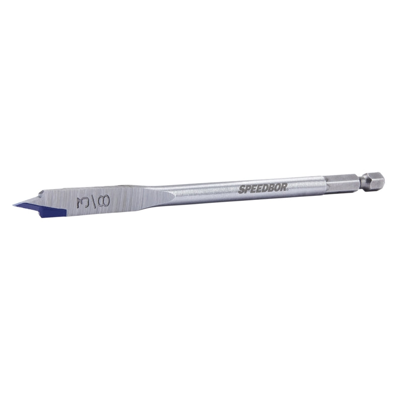 Irwin Speedbor 3/8 in. X 6 in. L Carbon Steel Wood Boring Bit Hex Shank