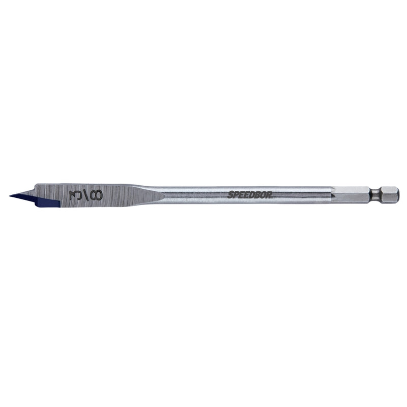 Irwin Speedbor 3/8 in. X 6 in. L Carbon Steel Wood Boring Bit Hex Shank