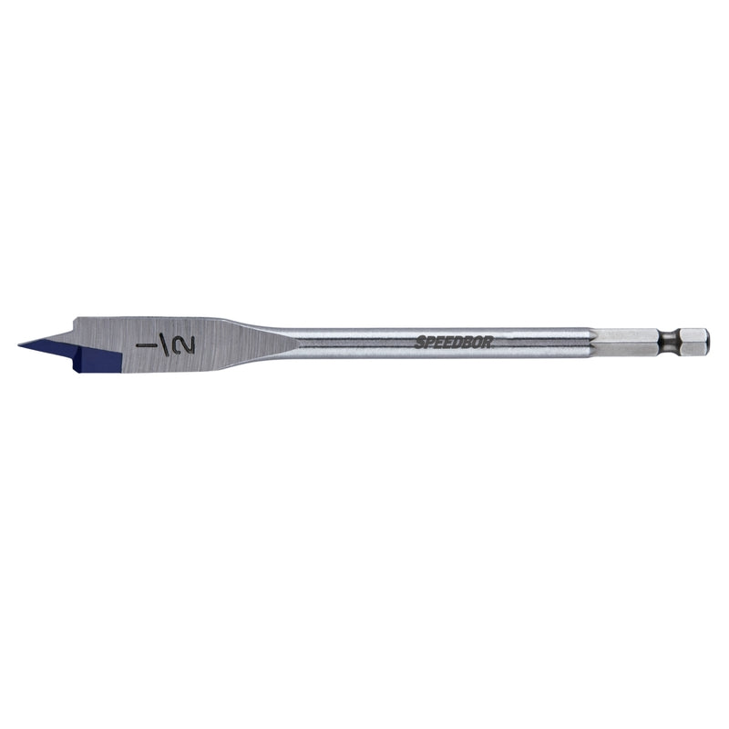 Irwin Speedbor 1/2 in. X 6 in. L Carbon Steel Wood Boring Bit Hex Shank