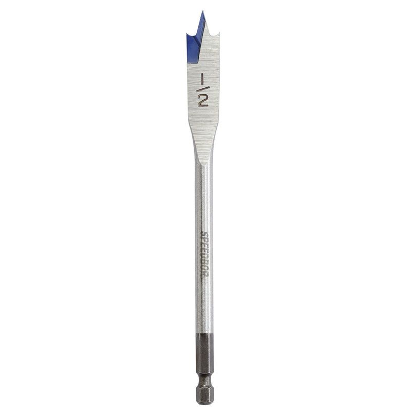 Irwin Speedbor 1/2 in. X 6 in. L Carbon Steel Wood Boring Bit Hex Shank