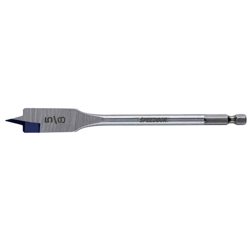 Irwin Speedbor 5/8 in. X 6 in. L Carbon Steel Wood Boring Bit Hex Shank