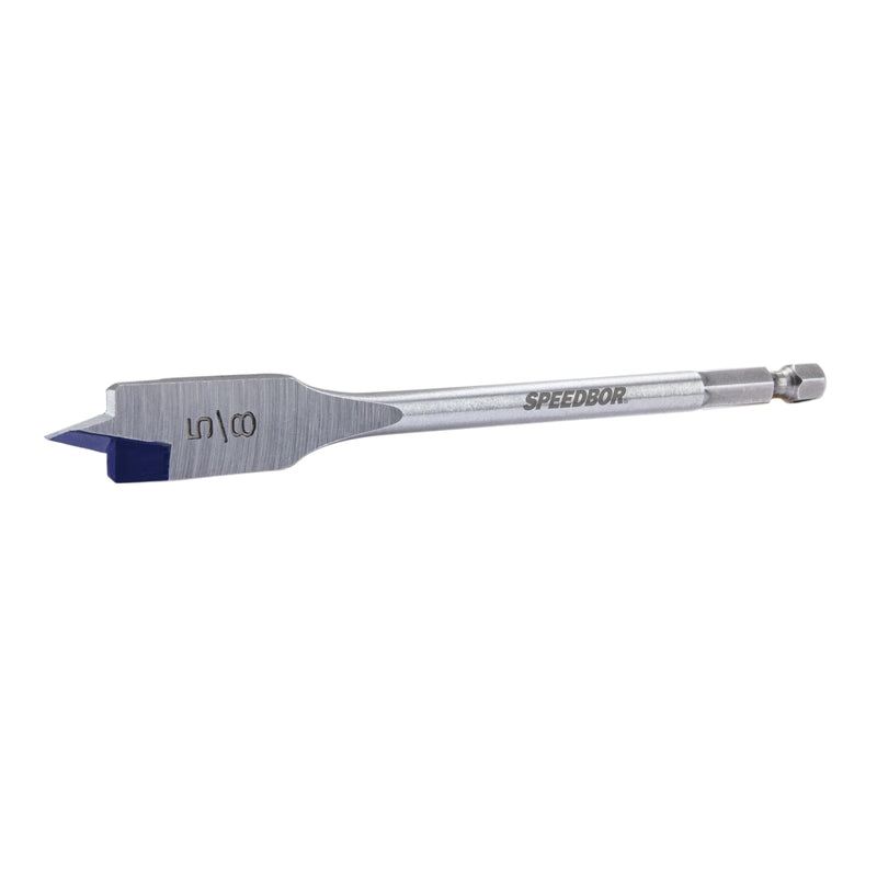 Irwin Speedbor 5/8 in. X 6 in. L Carbon Steel Wood Boring Bit Hex Shank