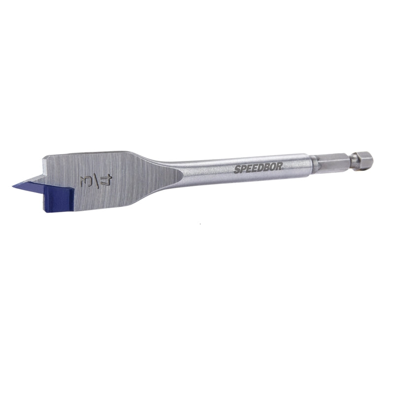 Irwin Speedbor 3/4 in. X 6 in. L Carbon Steel Wood Boring Bit Hex Shank