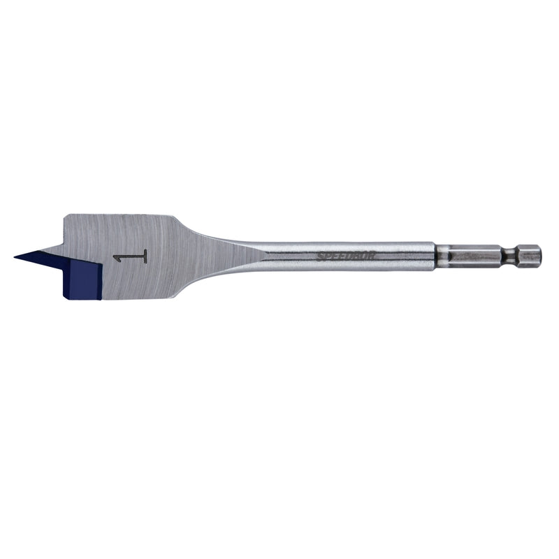 Irwin Speedbor 1 in. X 6 in. L Carbon Steel Wood Boring Bit Hex Shank