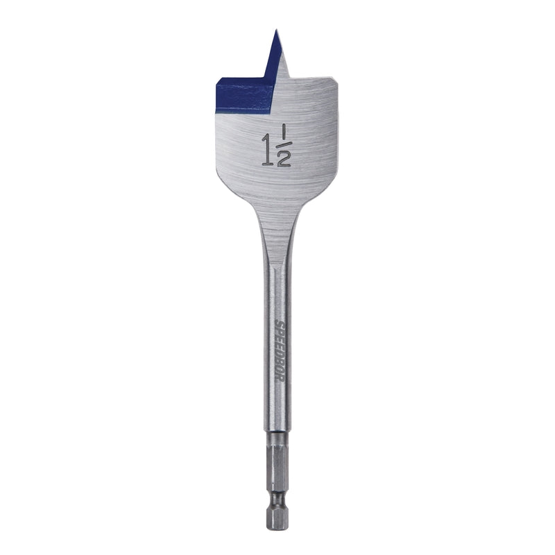 Irwin Speedbor 1-1/2 in. X 6 in. L Carbon Steel Wood Boring Bit Hex Shank