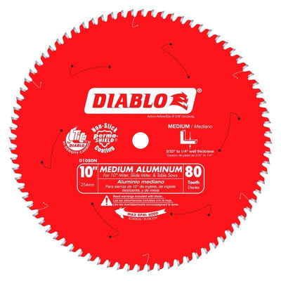 Diablo 10 in. D X 5/8 in. TiCo Hi-Density Carbide Circular Saw Blade 80 teeth