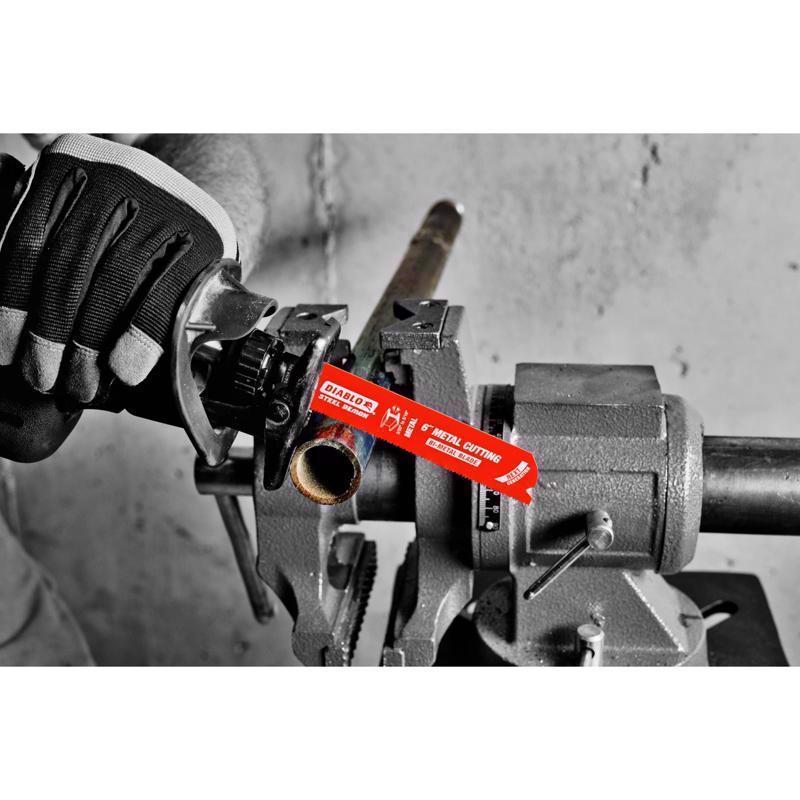 Diablo 9 in. Bi-Metal Medium Metal Reciprocating Saw Blade 14/18 TPI 5 pk