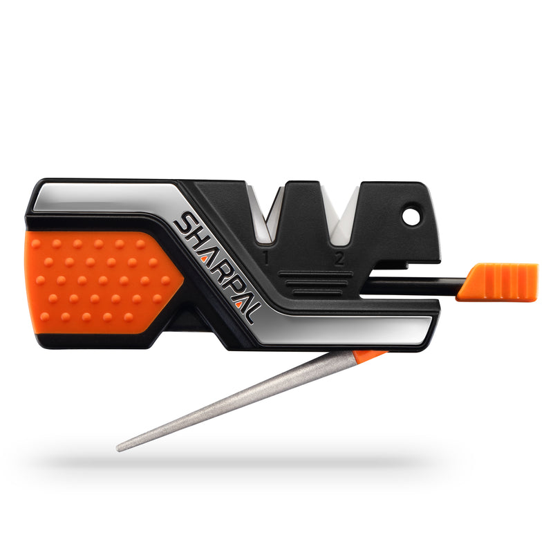 Sharpal 6-in-1 Carbide/Diamond Knife Sharpener and Survival Tool 400 Grit