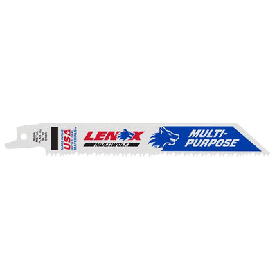 Lenox METALWOLF 6 in. Bi-Metal WAVE EDGE Reciprocating Saw Blade 14 TPI