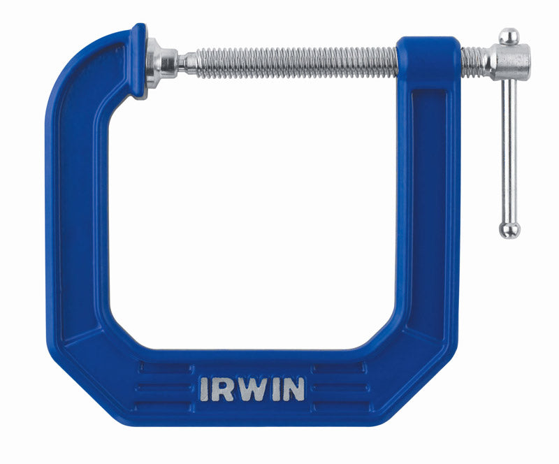 Irwin Quick-Grip 3 in. X 4-1/2 in. D Deep Throat C-Clamp