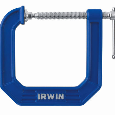 Irwin Quick-Grip 3 in. X 4-1/2 in. D Deep Throat C-Clamp