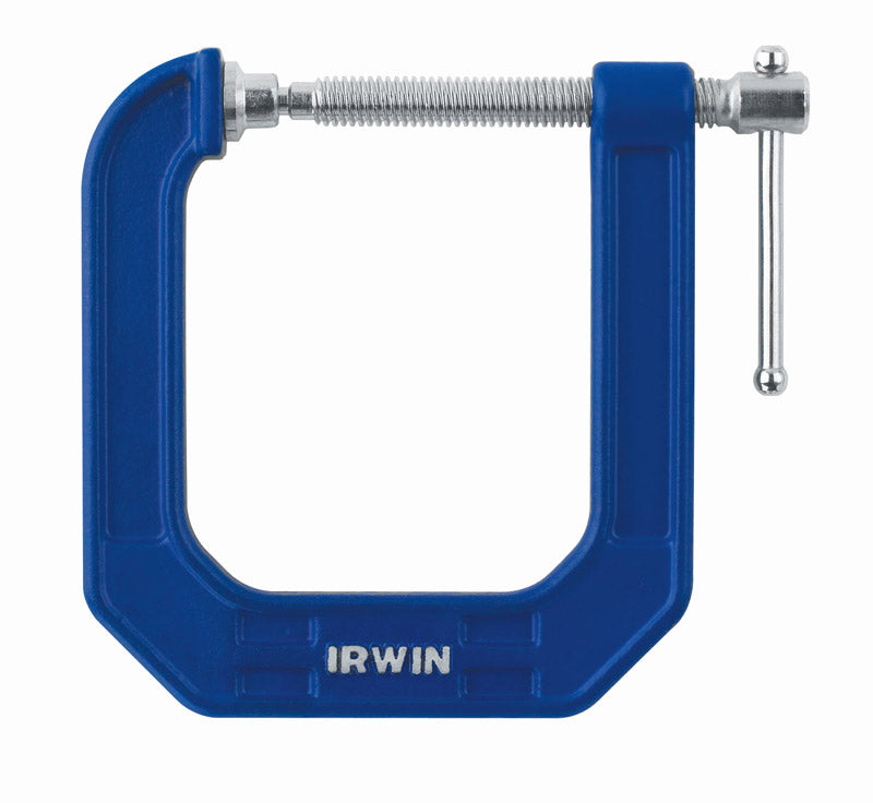 Irwin Quick-Grip 2 in. X 3-1/2 in. D Deep Throat C-Clamp