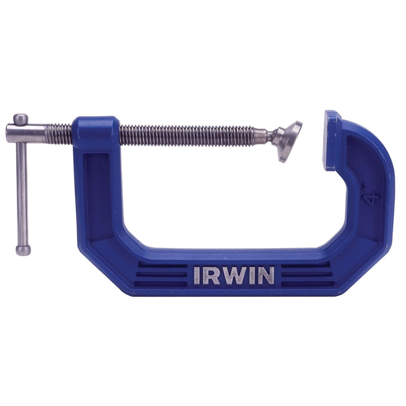 Irwin Quick-Grip 5 in. X 3-1/4 in. D Adjustable C-Clamp 900 lb