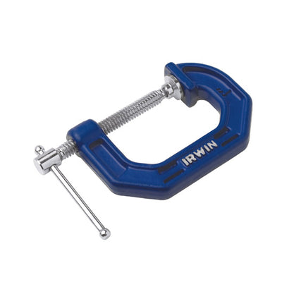 Irwin Quick-Grip 1 in. X 1-1/8 in. D Adjustable C-Clamp 900 lb