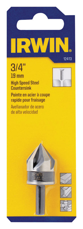 Irwin 3/4 in. D High Speed Steel Countersink