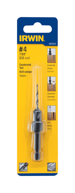 Irwin 7/64 in. D Steel Wood Countersink