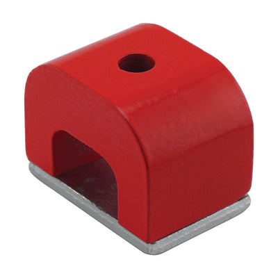 Magnet Source 1.18 in. L X .78 in. W Red Horseshoe Magnet 13 lb. pull