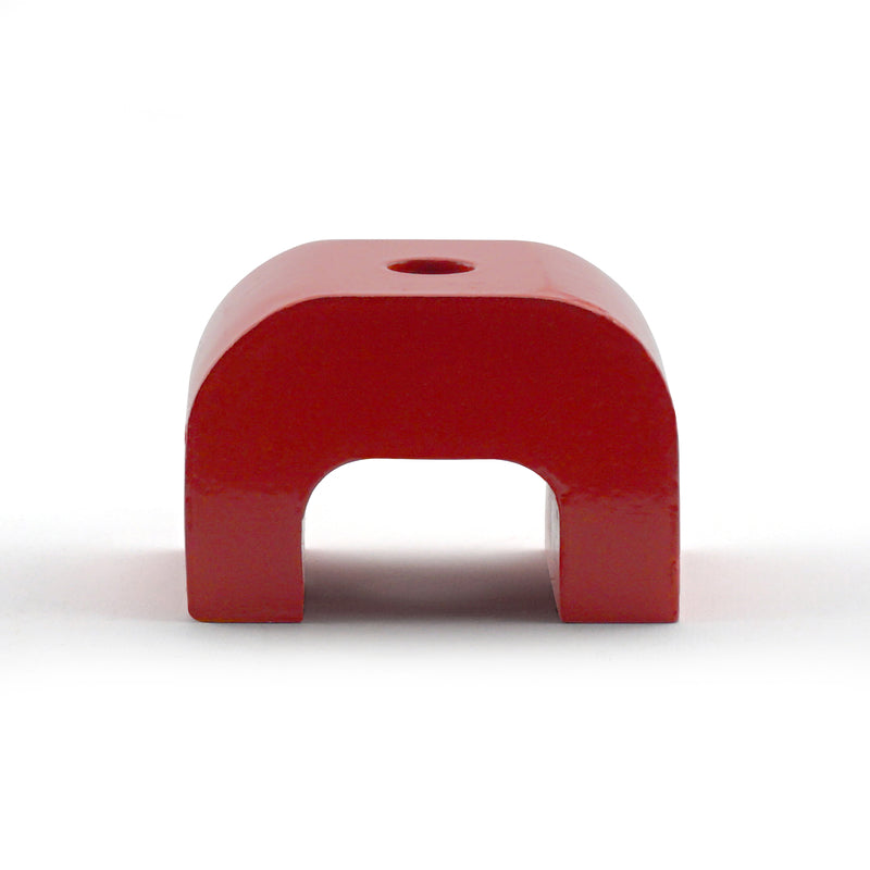 Magnet Source 1.18 in. L X .78 in. W Red Horseshoe Magnet 13 lb. pull