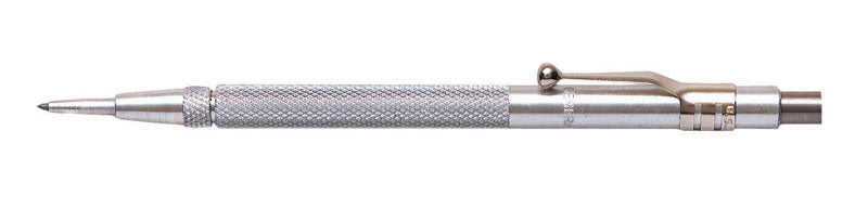 General 6 in. L X 0.06 in. D Hardened Steel Scriber and Magnet Silver