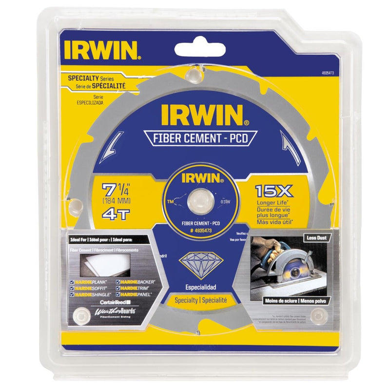 Irwin Marathon 7-1/4 in. D X 5/8 in. Steel Circular Saw Blade 4 teeth