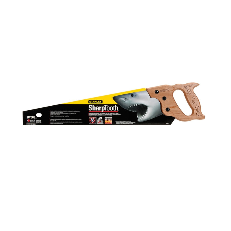 Stanley SharpTooth 20 in. Carbon Steel Hand Saw 8 TPI