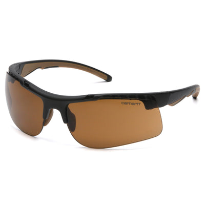Carhartt Rockwood Anti-Fog Safety Glasses Bronze Lens Black Frame