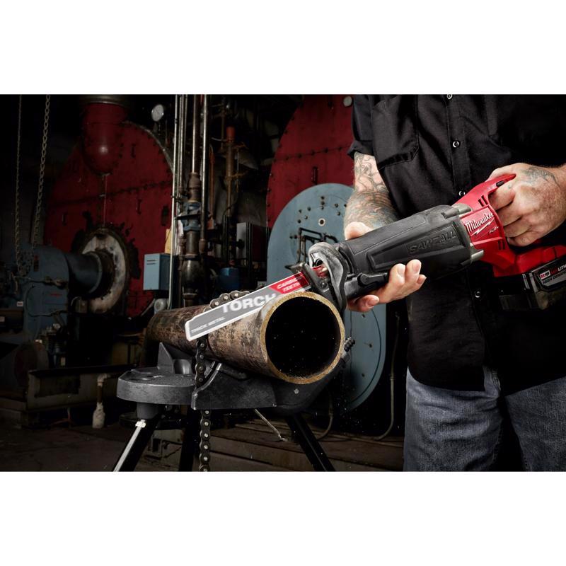 Milwaukee Torch 9 in. Carbide Thick Metal Reciprocating Saw Blade 8 TPI
