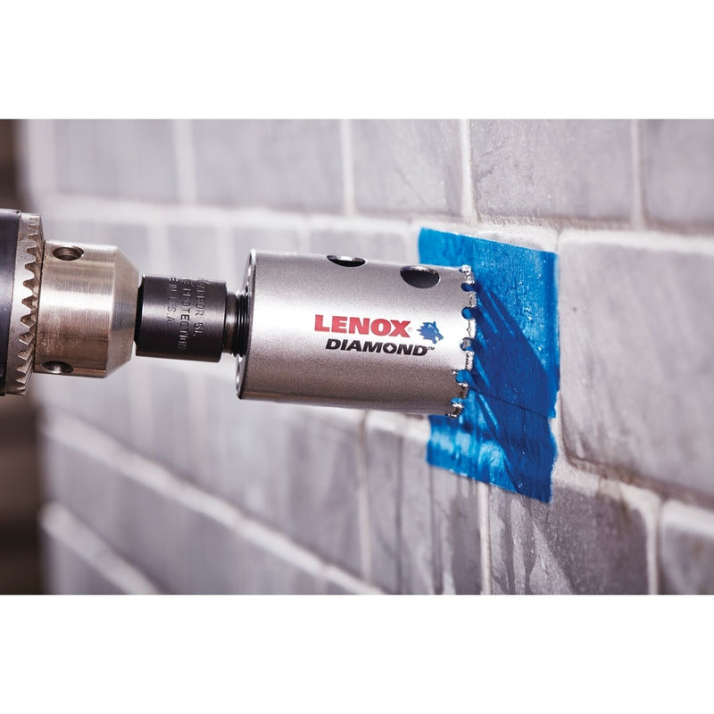 Lenox Diamond 3/4 in. Diamond Grit 1.5 in. L One Piece Hole Saw