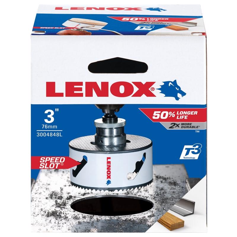 Lenox Speed Slot 3 in. Bi-Metal 1.5 in. L Hole Saw