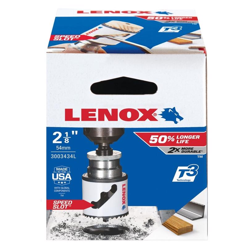 Lenox Speed Slot 2-1/8 in. Bi-Metal 1.5 in. L Hole Saw