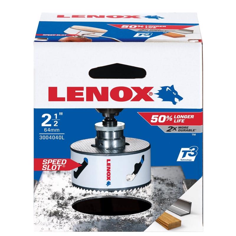 Lenox Speed Slot 2-1/2 in. Bi-Metal 1.5 in. L Hole Saw