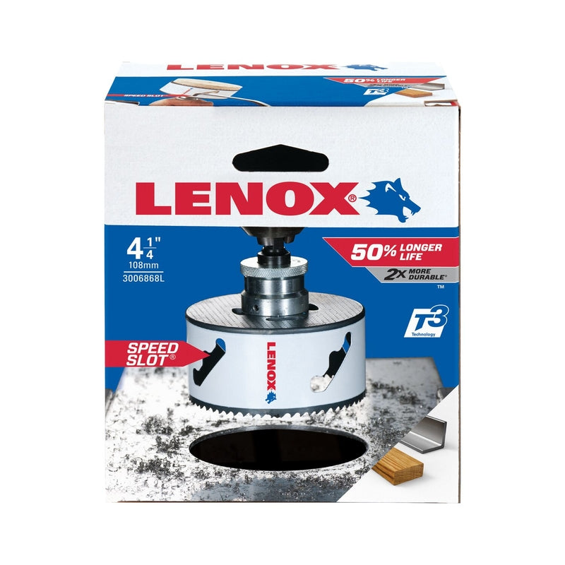 Lenox Speed Slot 4-1/4 in. Bi-Metal 1.5 in. L Hole Saw