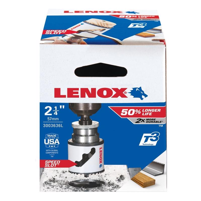 Lenox Speed Slot 2-1/4 in. Bi-Metal 1.5 in. L Hole Saw