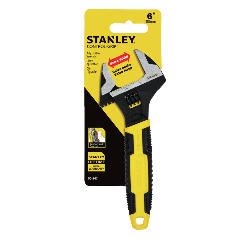 Stanley Metric and SAE Adjustable Wrench 7 in. L