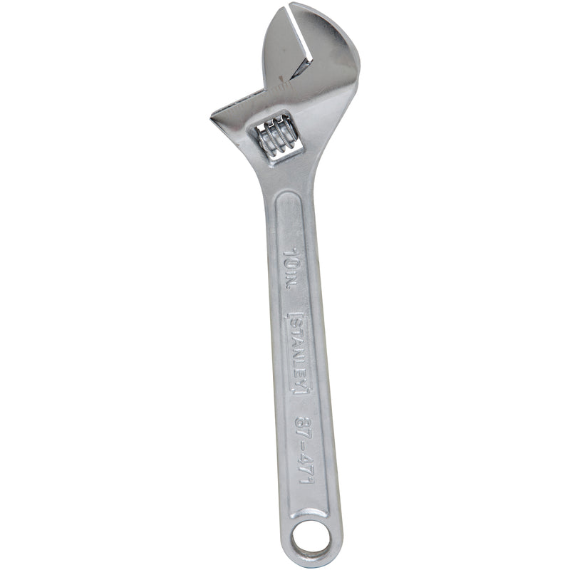 Stanley Metric and SAE Adjustable Wrench 10 in. L