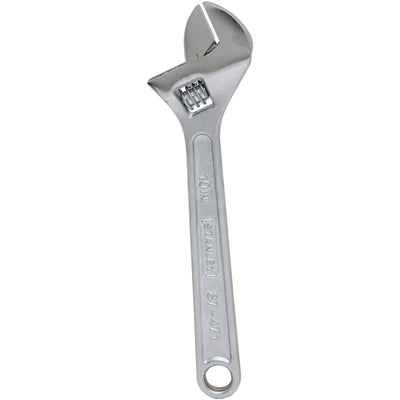 Stanley Metric and SAE Adjustable Wrench 10 in. L