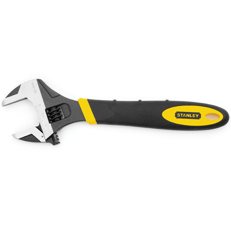 Stanley MaxSteel Metric and SAE Adjustable Wrench 10 in. L