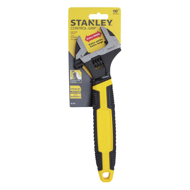 Stanley MaxSteel Metric and SAE Adjustable Wrench 10 in. L