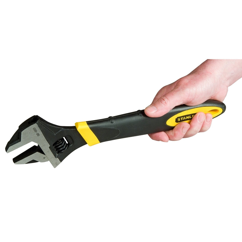 Stanley MaxSteel Metric and SAE Adjustable Wrench 12 in. L