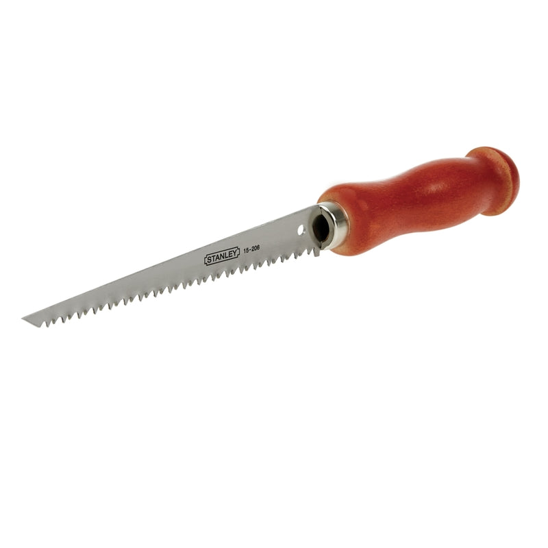 Stanley 6 in. Carbon Steel Drywall Wallboard Saw 8 TPI