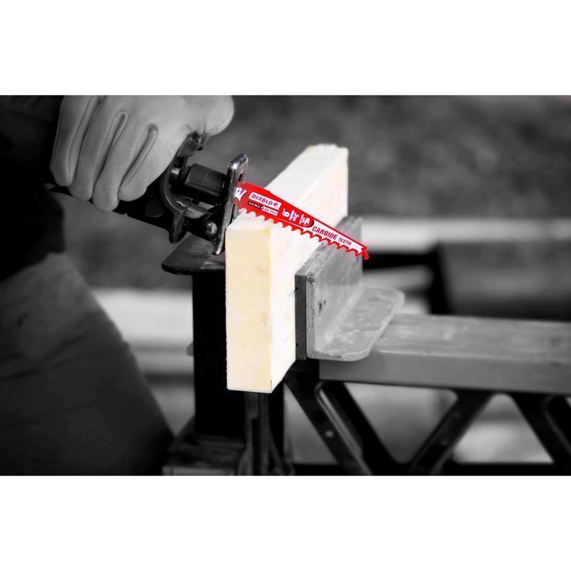 Diablo Demo Demon 9 in. Carbide Tipped Pruning & Clean Wood Reciprocating Saw Blade 3 TPI