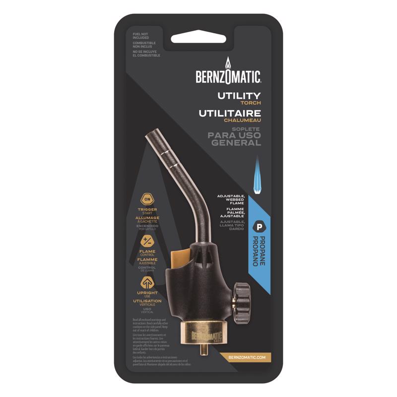 Bernzomatic Torch Head Stainless Steel Propane