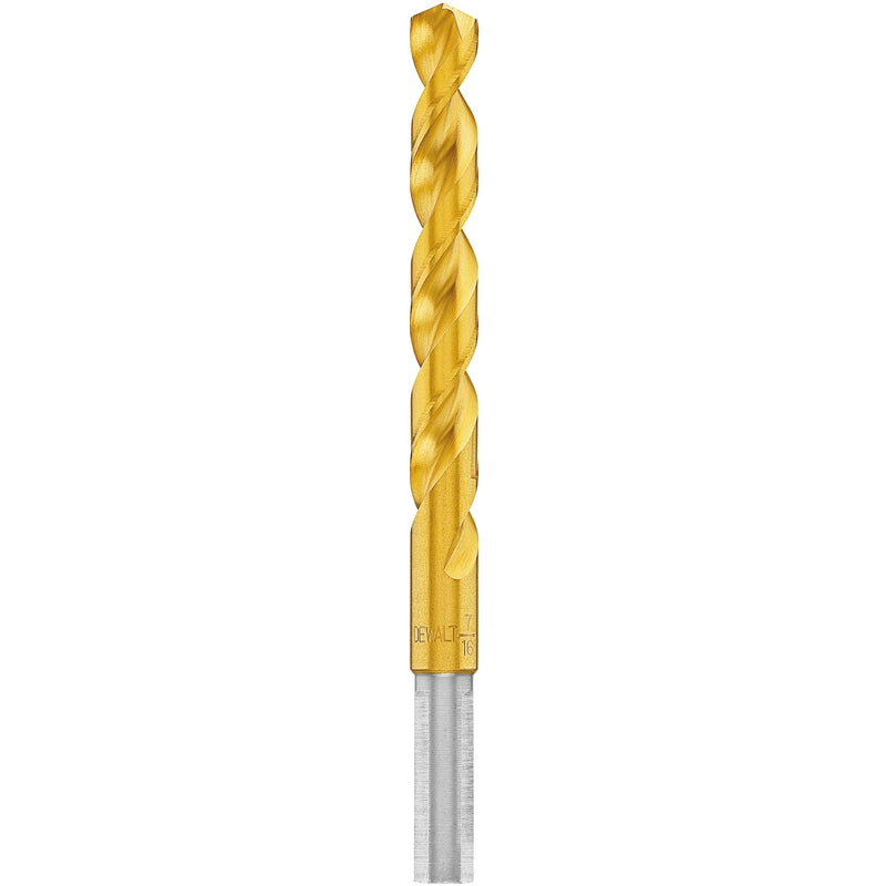DeWalt 7/16 in. X 5-1/2 in. L High Speed Steel Split Point Drill Bit Straight Shank
