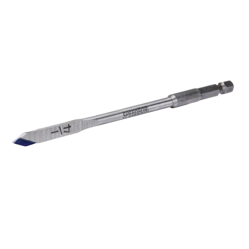 Irwin Speedbor 1/4 in. X 6 in. L Carbon Steel Wood Boring Bit Hex Shank
