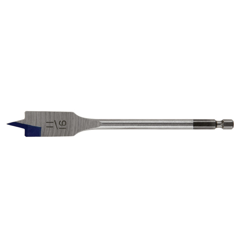 Irwin Speedbor 11/16 in. X 6 in. L Carbon Steel Wood Boring Bit Hex Shank