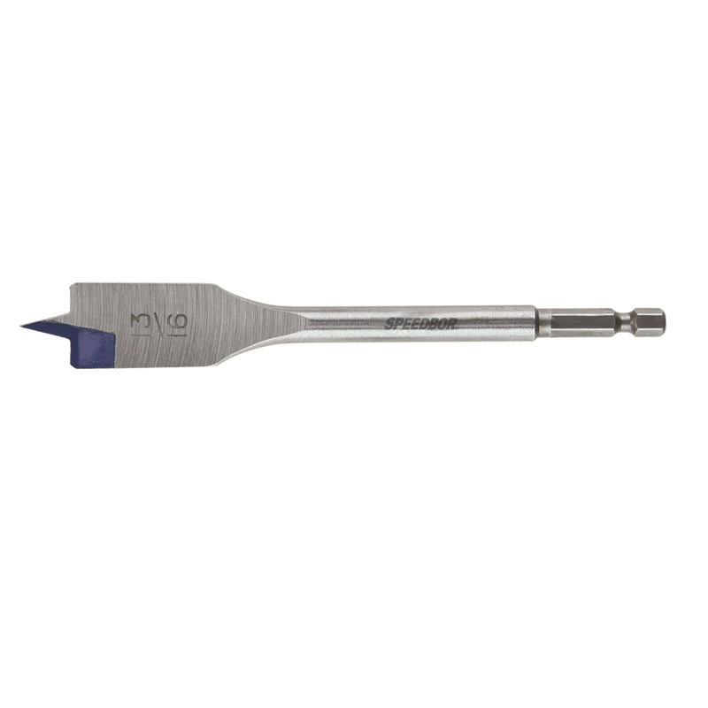 Irwin Speedbor 13/16 in. X 6 in. L Carbon Steel Wood Boring Bit Hex Shank